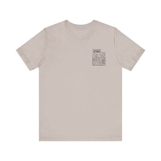 Lines of Zion – Utah Tee